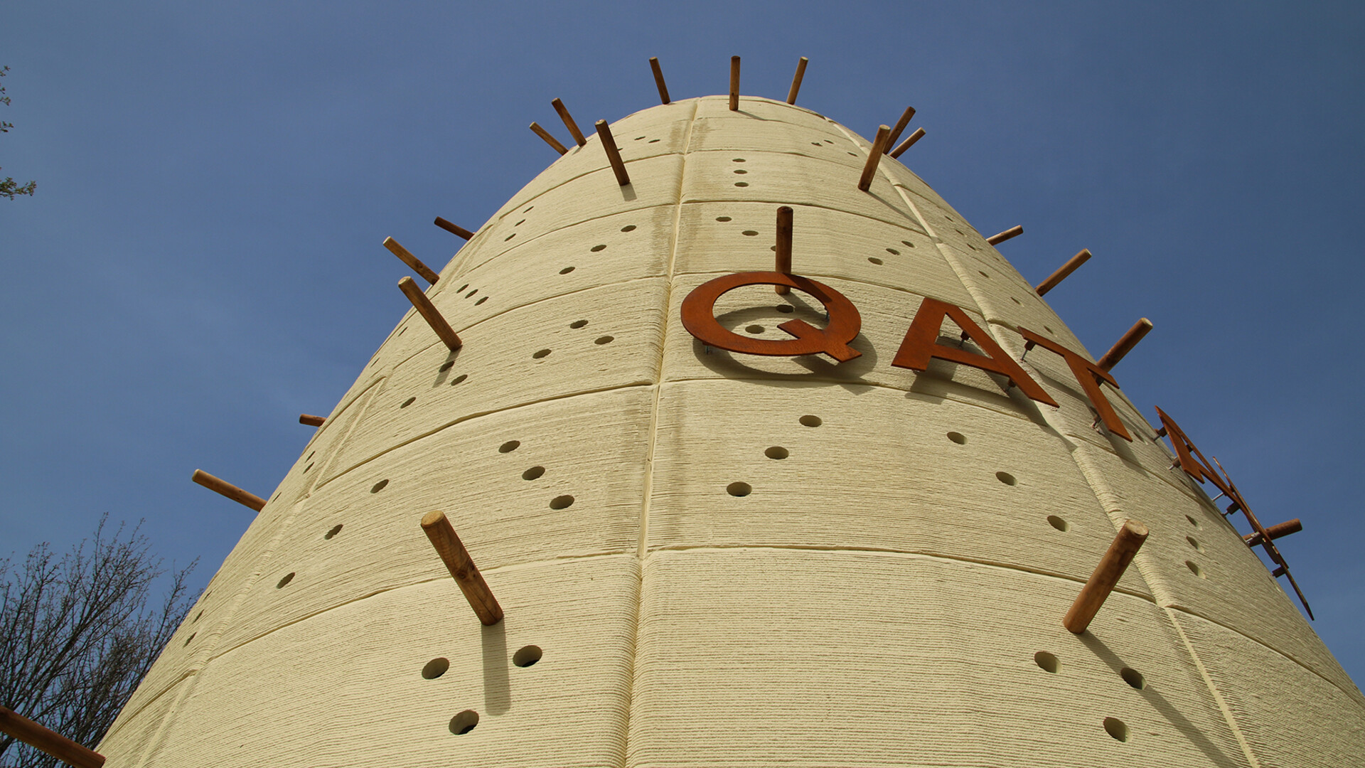Moderne Burj al-Hamam vestigt wereldrecord op de Floriade