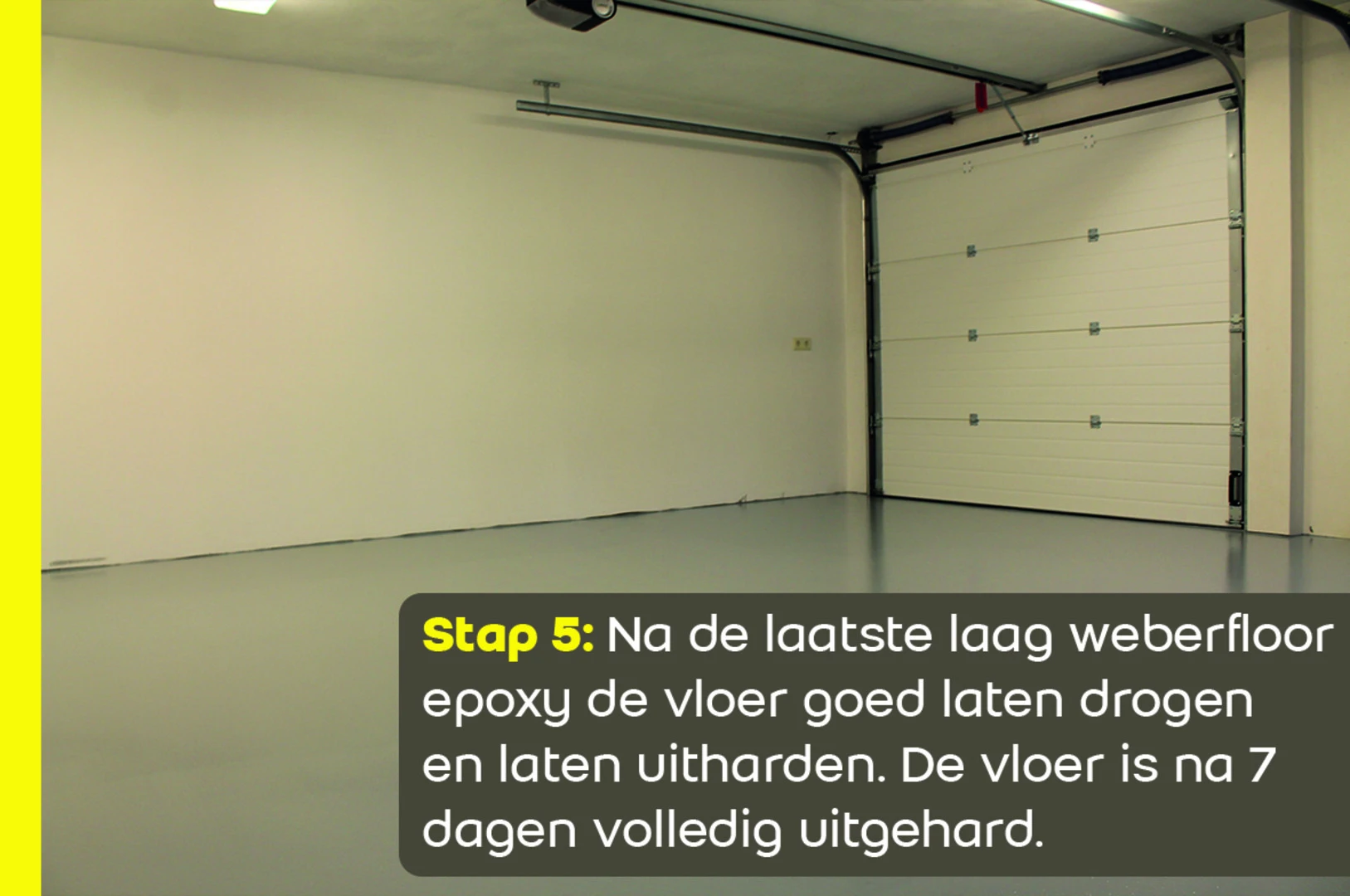Epoxy vloercoating stap 5 | Saint-Gobain Weber Beamix