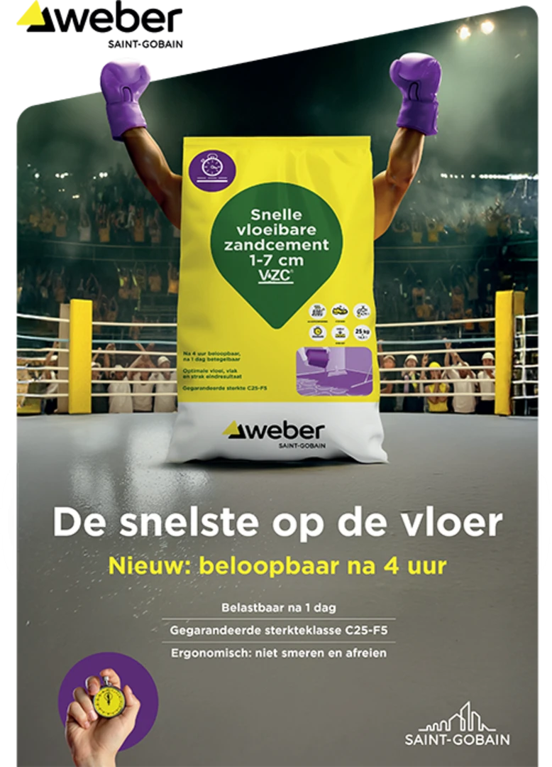 Weber Snelle Vloeibare zandcement