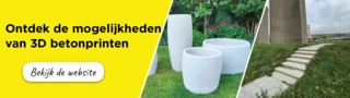Ontdek de mogelijkheden van 3D betonprinten