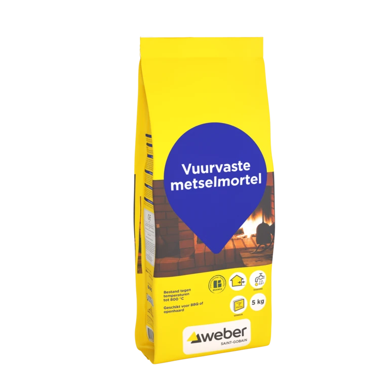 vuurvaste metselmortel weber beamix 5 kg